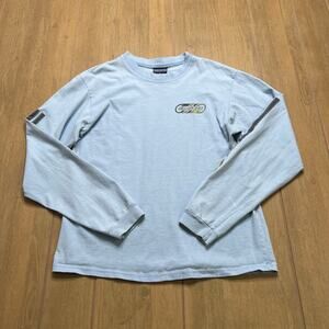 Vintage Billabong Long Sleeve Shirt Youth Large Blue Surf Graphic Y2K USA 90s